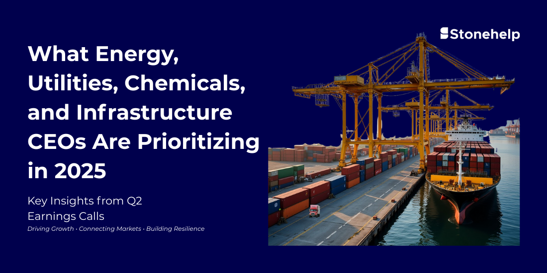 What Energy, Utilities, Chemicals, and Infrastructure CEOs Are Prioritizing in 2025- Key Insights from Q2 Earnings Calls